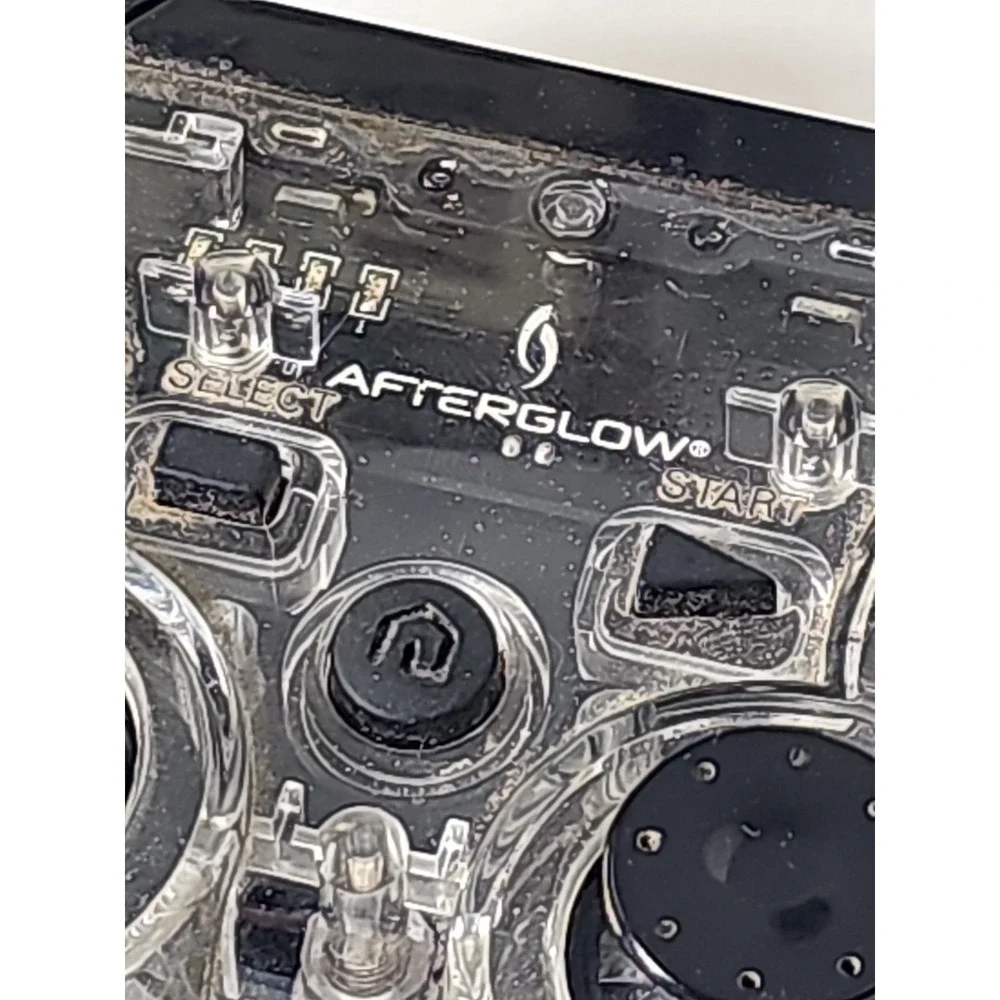PDP Afterglow Wireless Controller for PlayStation 3 and PC Clear 064-015T TESTED